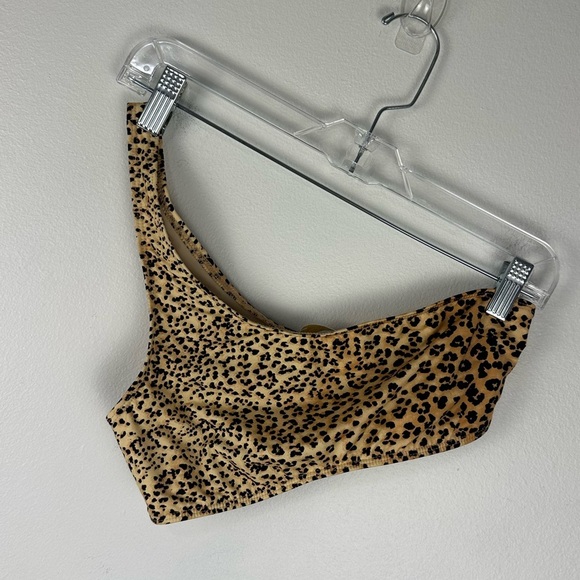 Ulla Johnson Animal Print Reina One Shoulder and Dani Hipster Swimsuit Size S - Picture 5 of 8